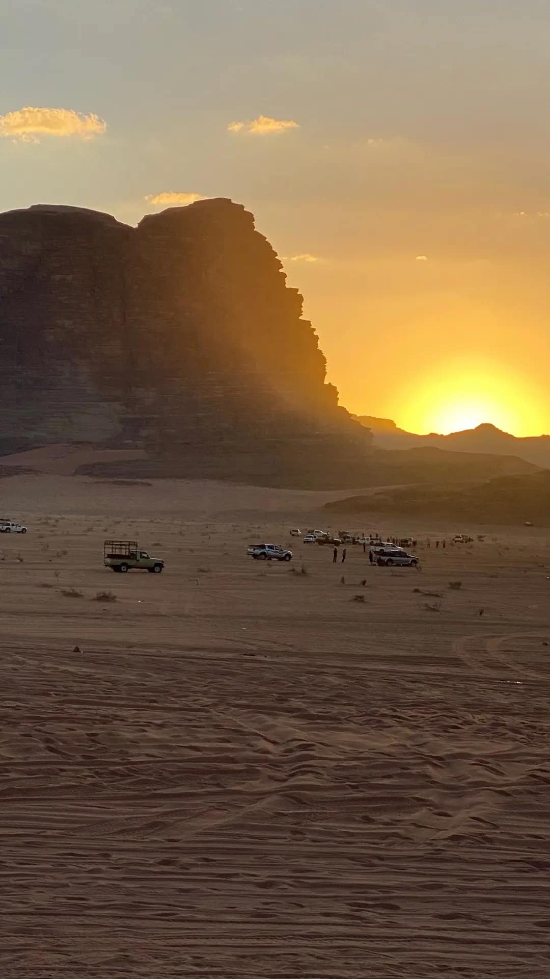Bedouin Trucks assemble in Petra deserts